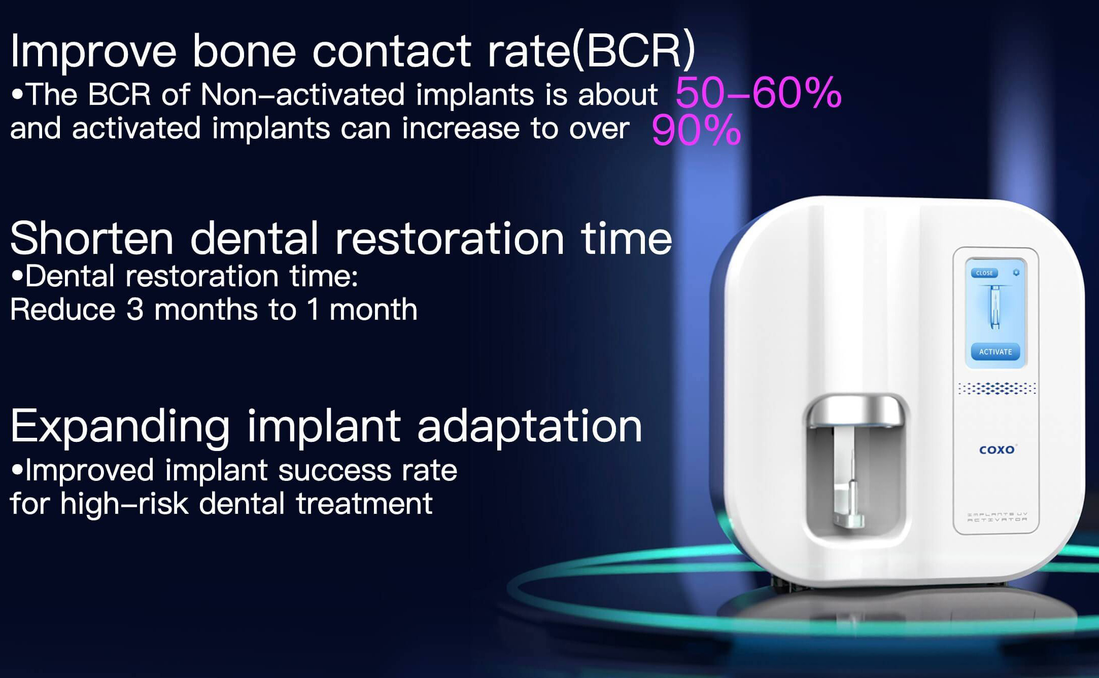 COXO UA-1 Dental Implant UV Activator Hydrophilic Apparatus